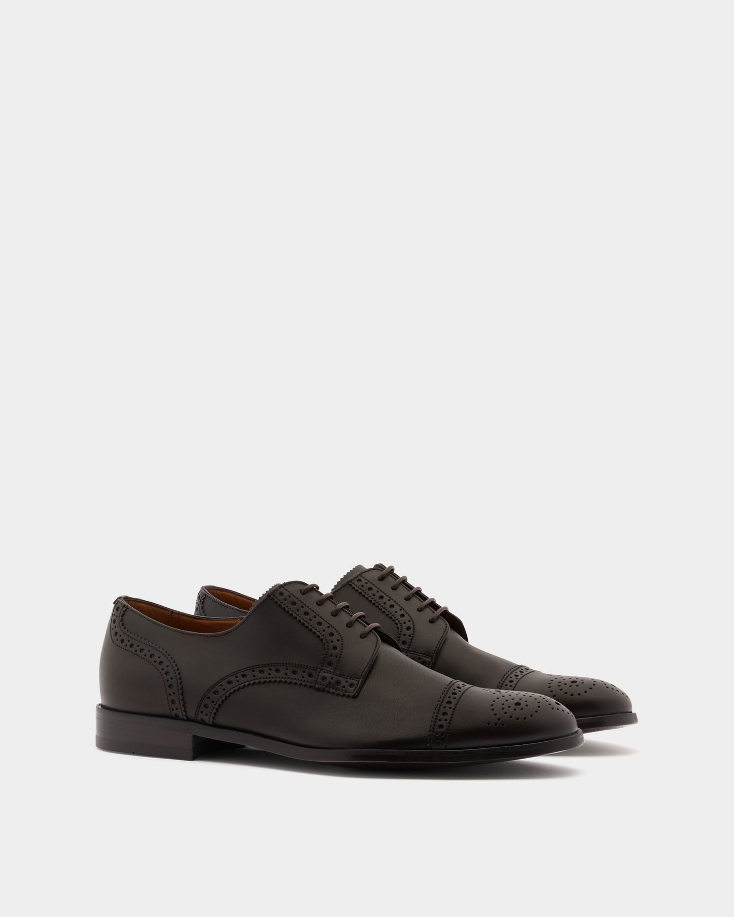 Derby in Brown Leather