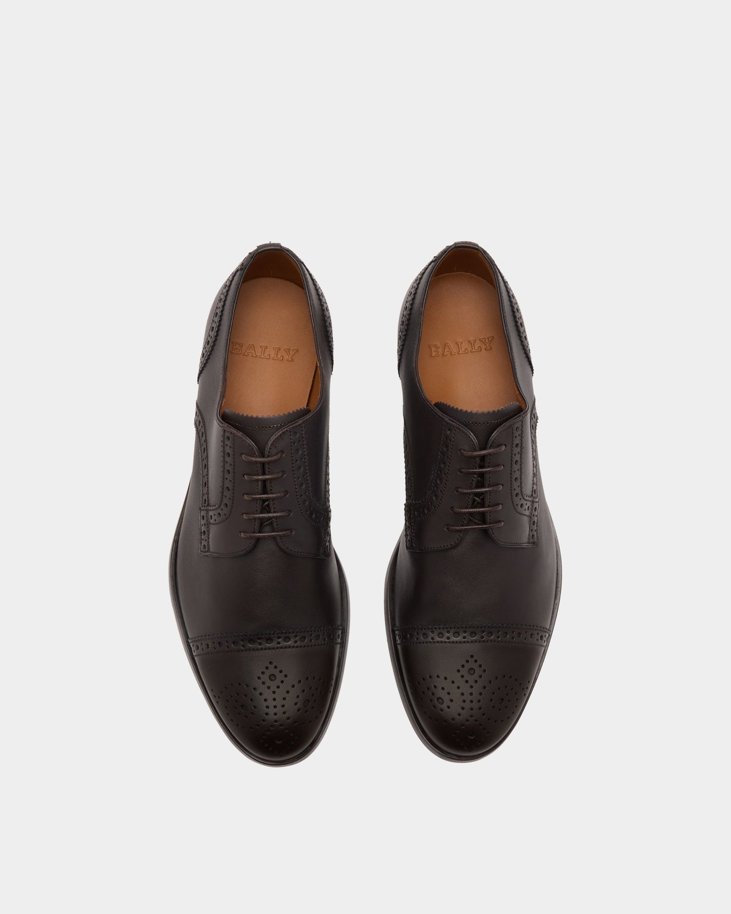 Derby in Brown Leather