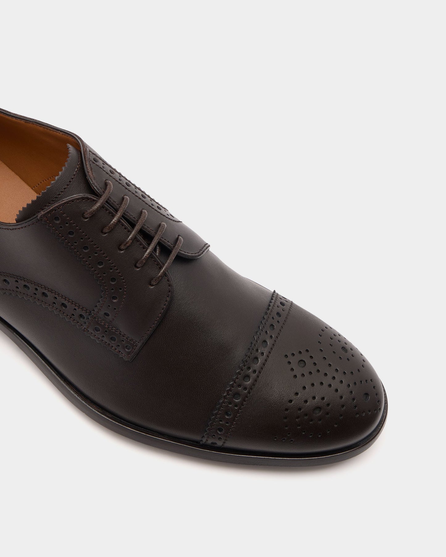 Derby in Brown Leather