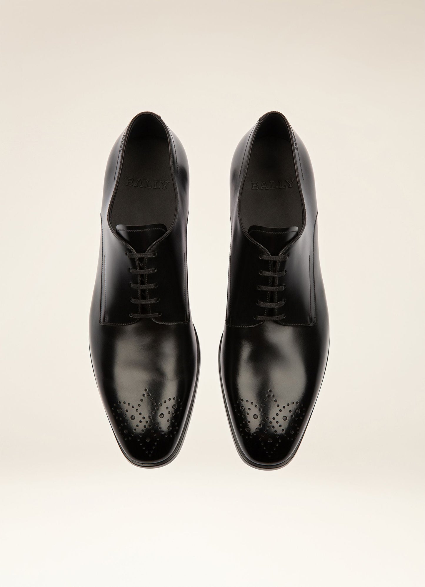 Lindron Leather Derby Shoes In Black