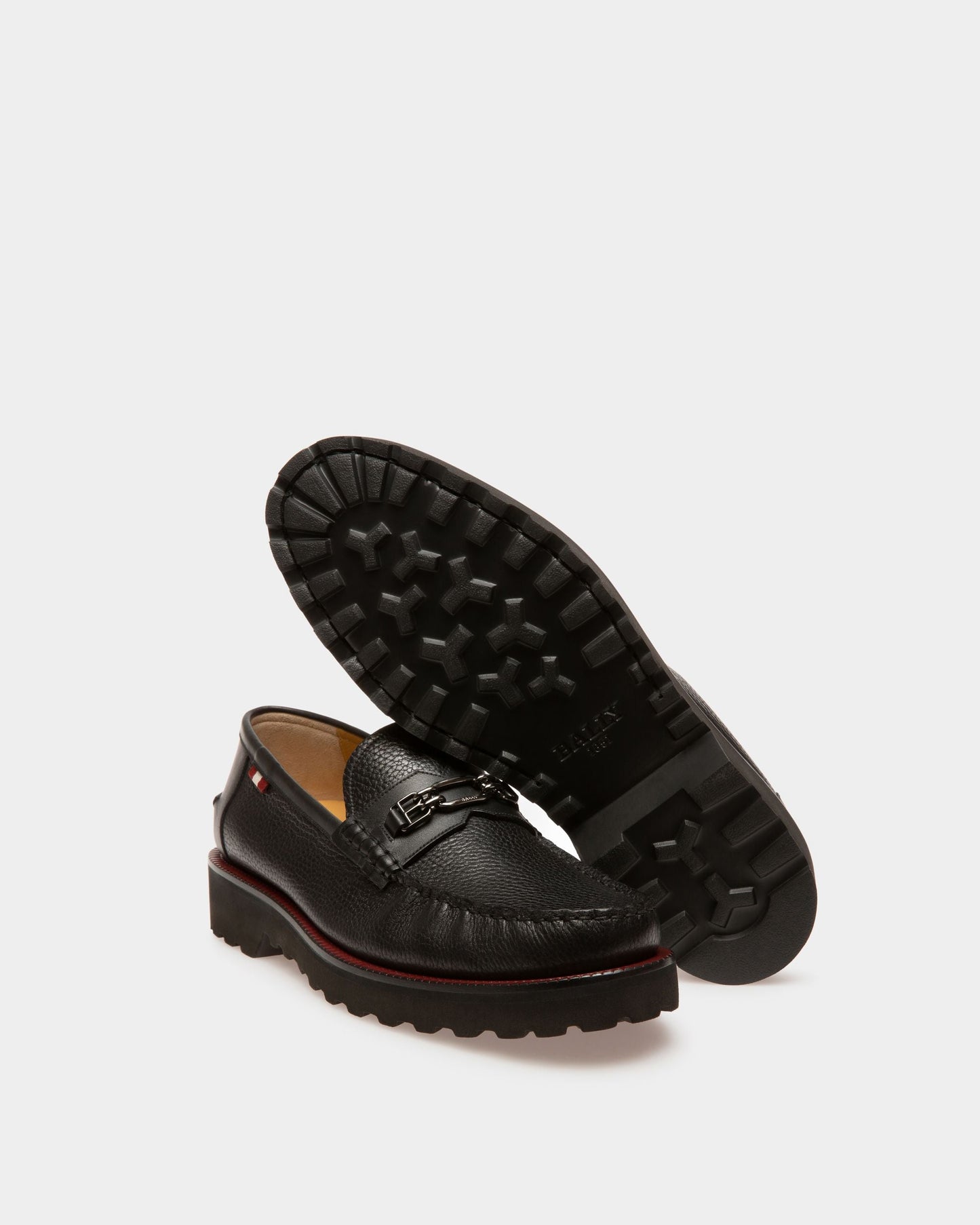 Norrison Leather Moccasins In Black