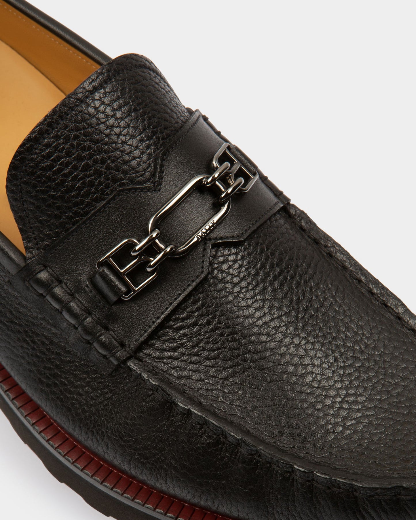 Norrison Leather Moccasins In Black