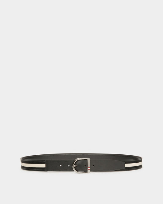Darkon Synthetic Fabric 35mm Belt In Black