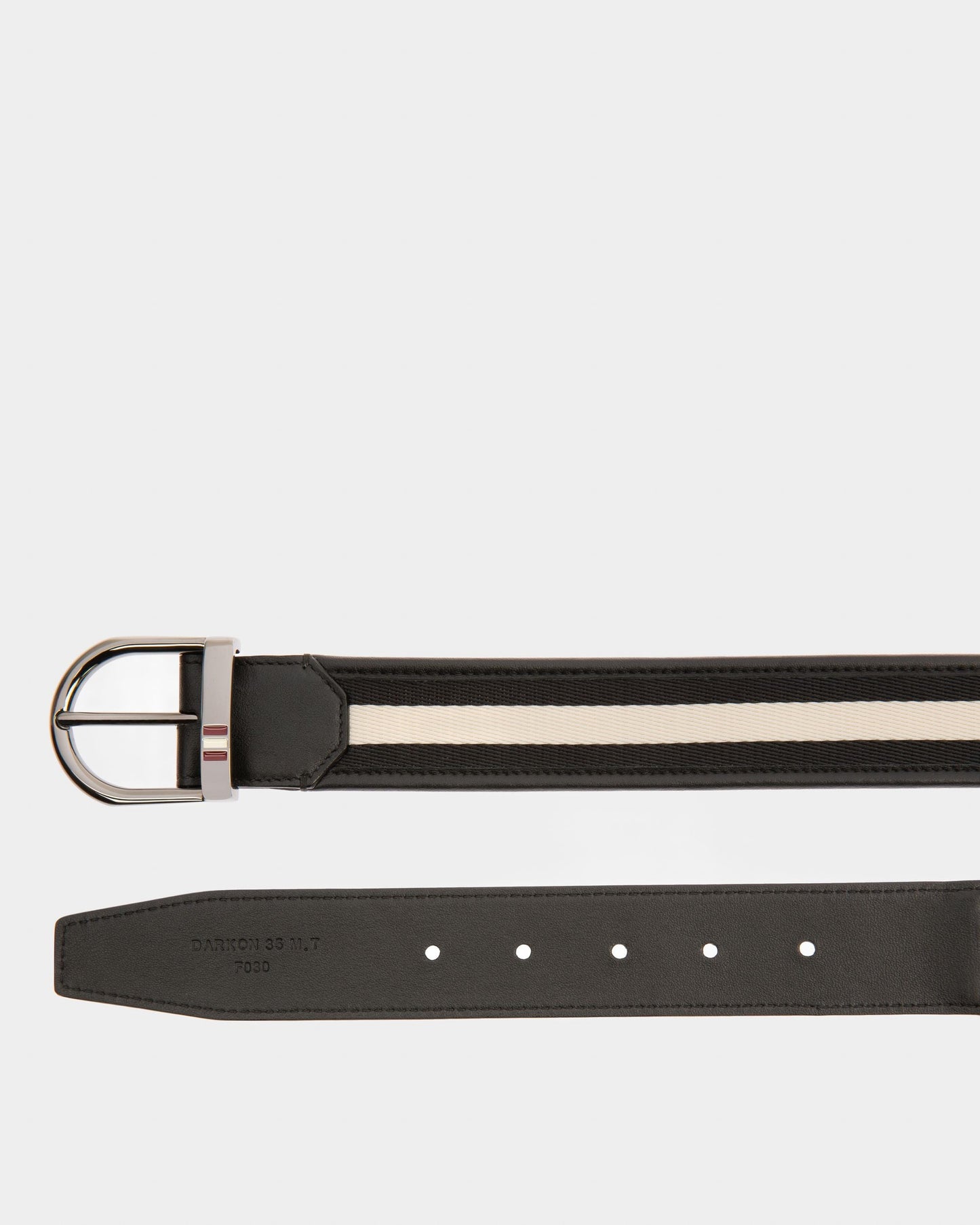 Darkon Synthetic Fabric 35mm Belt In Black