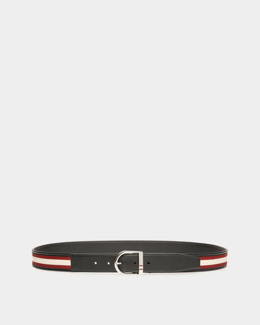 Darkon Synthetic Fabric 35mm Belt In Black