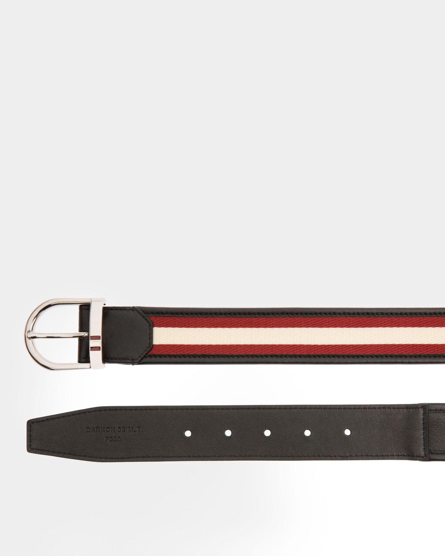 Darkon Synthetic Fabric 35mm Belt In Black