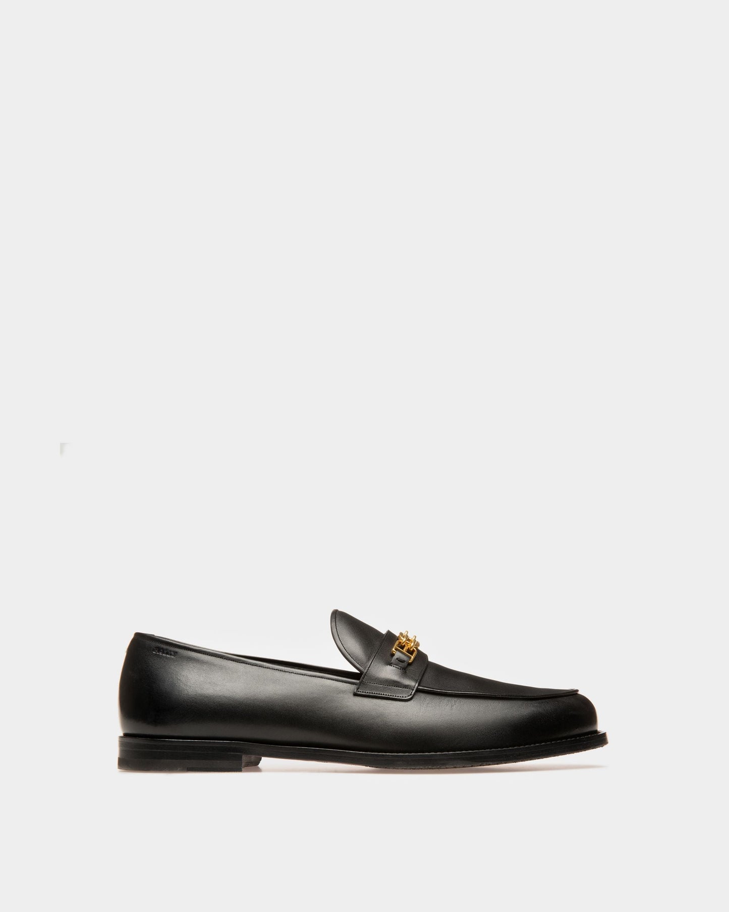 Kelsy Leather Moccasins In Black
