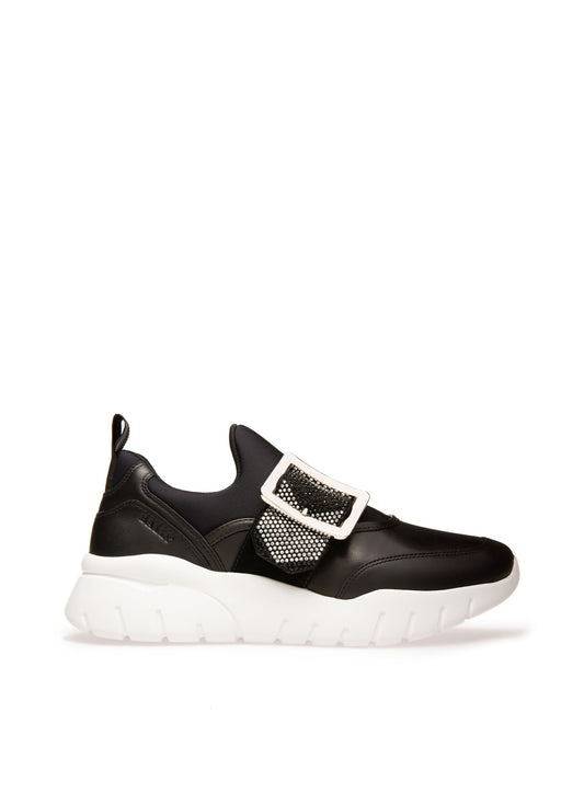 Brinelle Leather Sneakers In Black