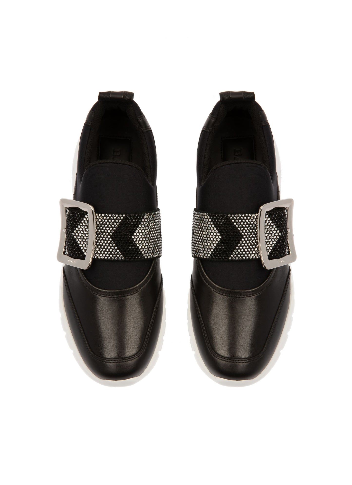 Brinelle Leather Sneakers In Black