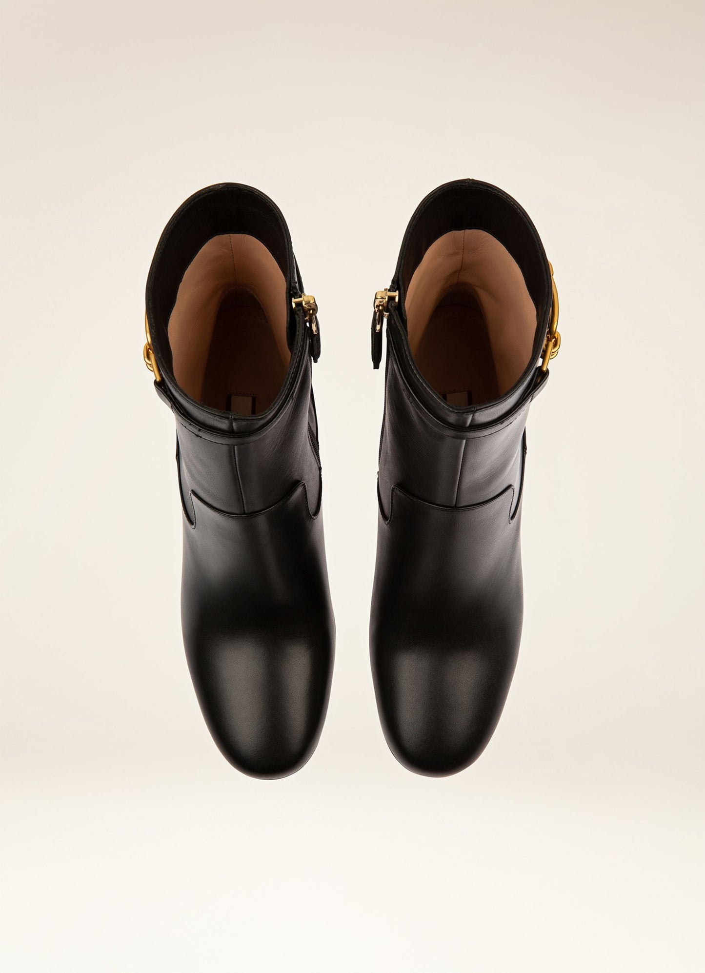Didi Leather Boots In Black