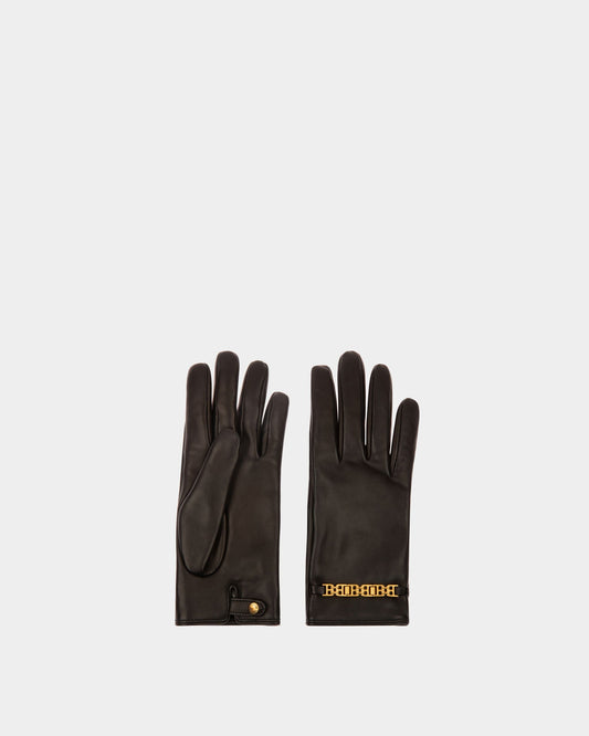 Leather Gloves In Black
