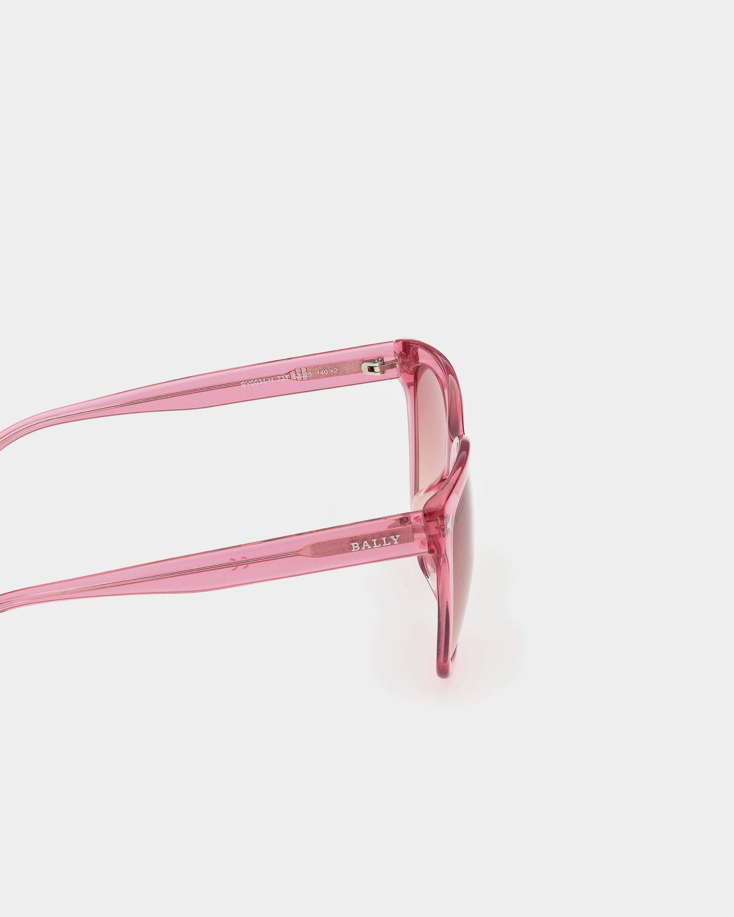 Elsa Acetate Sunglasses In Pink & Gradient Rose Lens