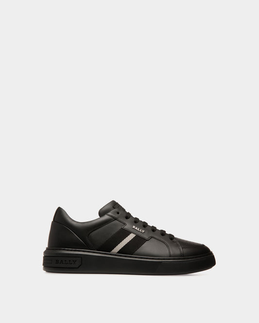 Moony Leather Sneakers In Black