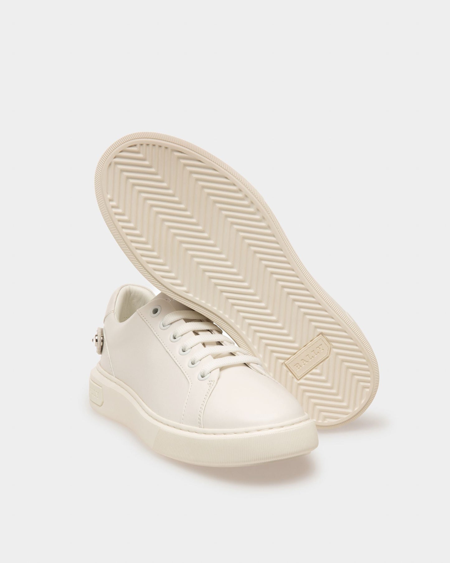 Malya Leather Sneakers In White