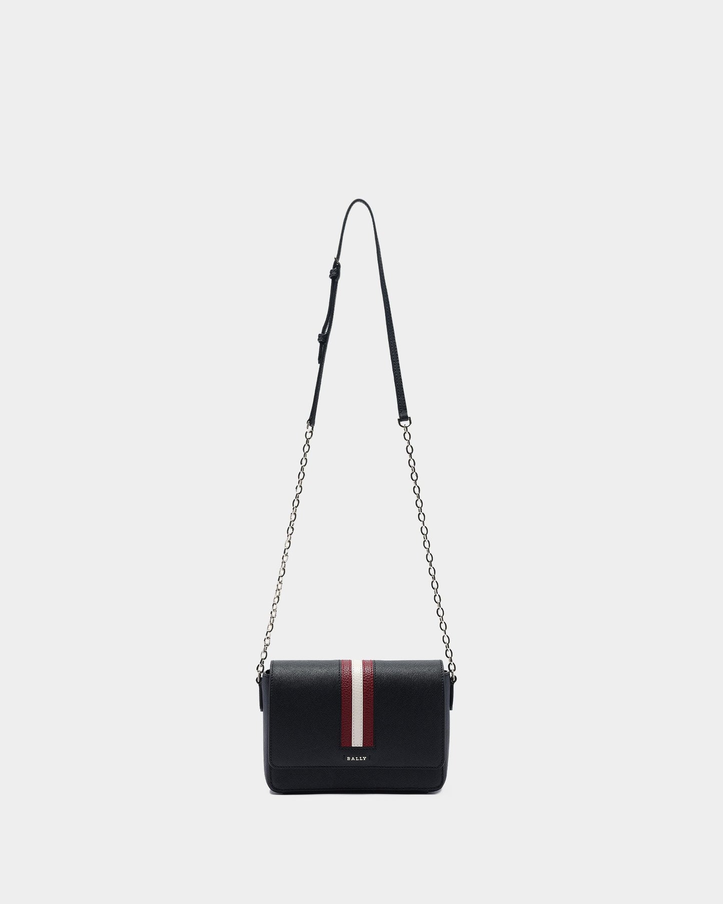 Women's Black Leather Crossbody Bag