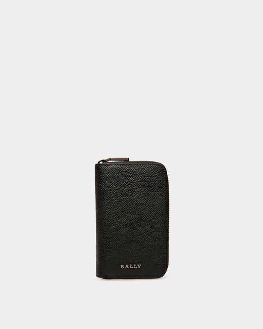 Bitt Leather Key Case In Black
