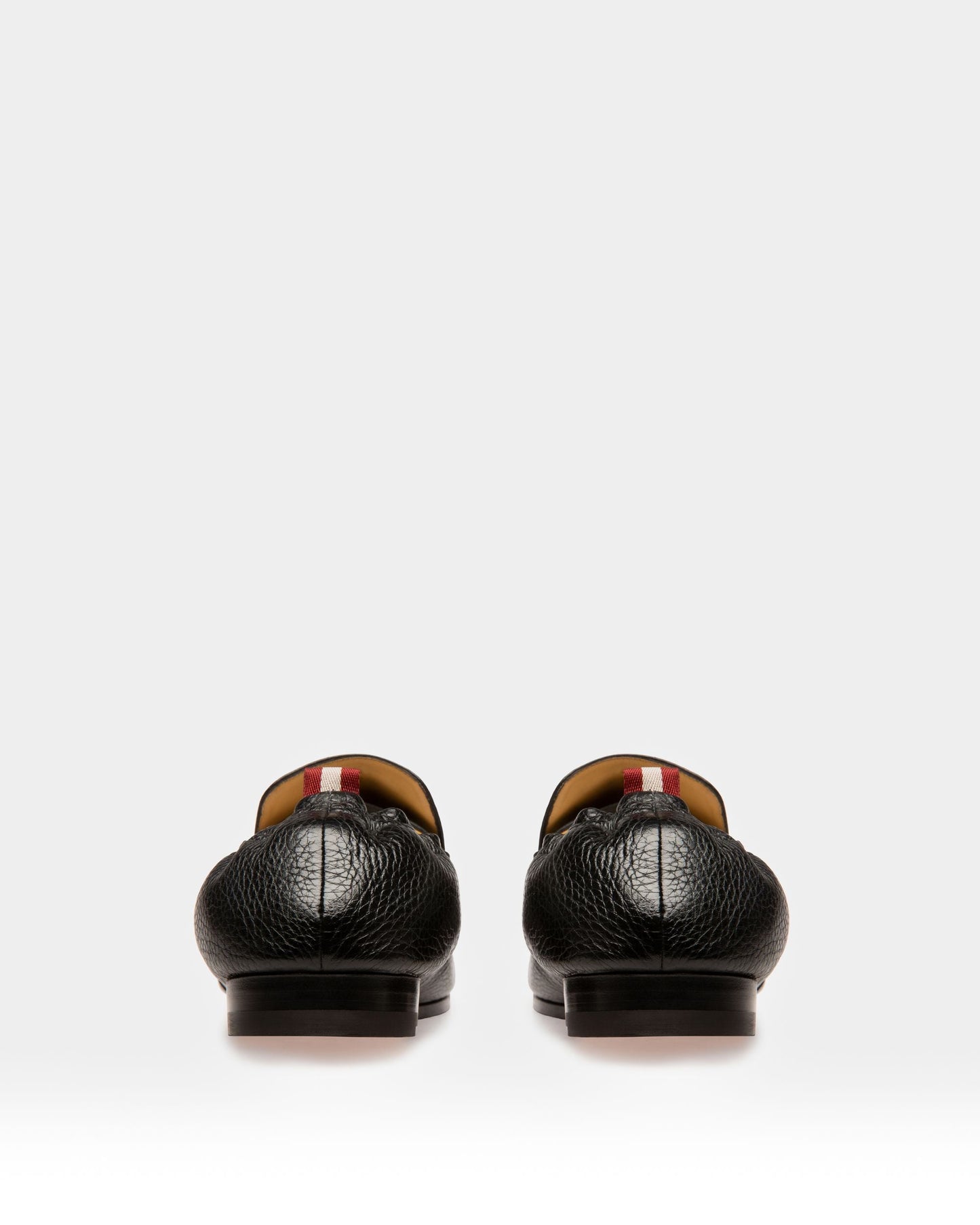 Planker Leather Loafers In Black