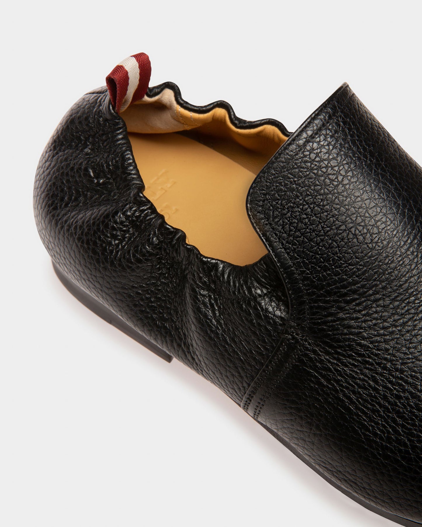 Planker Leather Loafers In Black