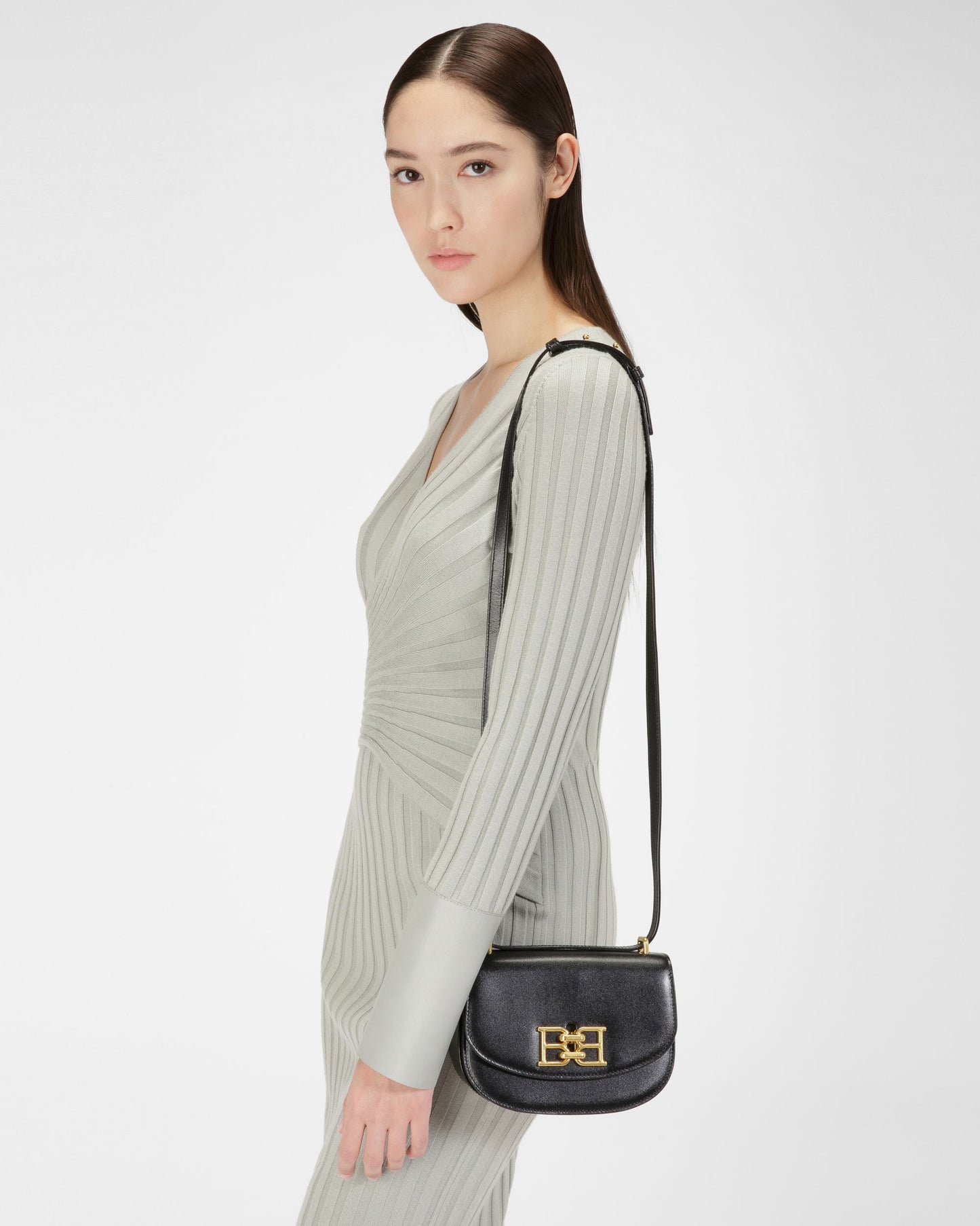 Baily Leather Minibag In Black