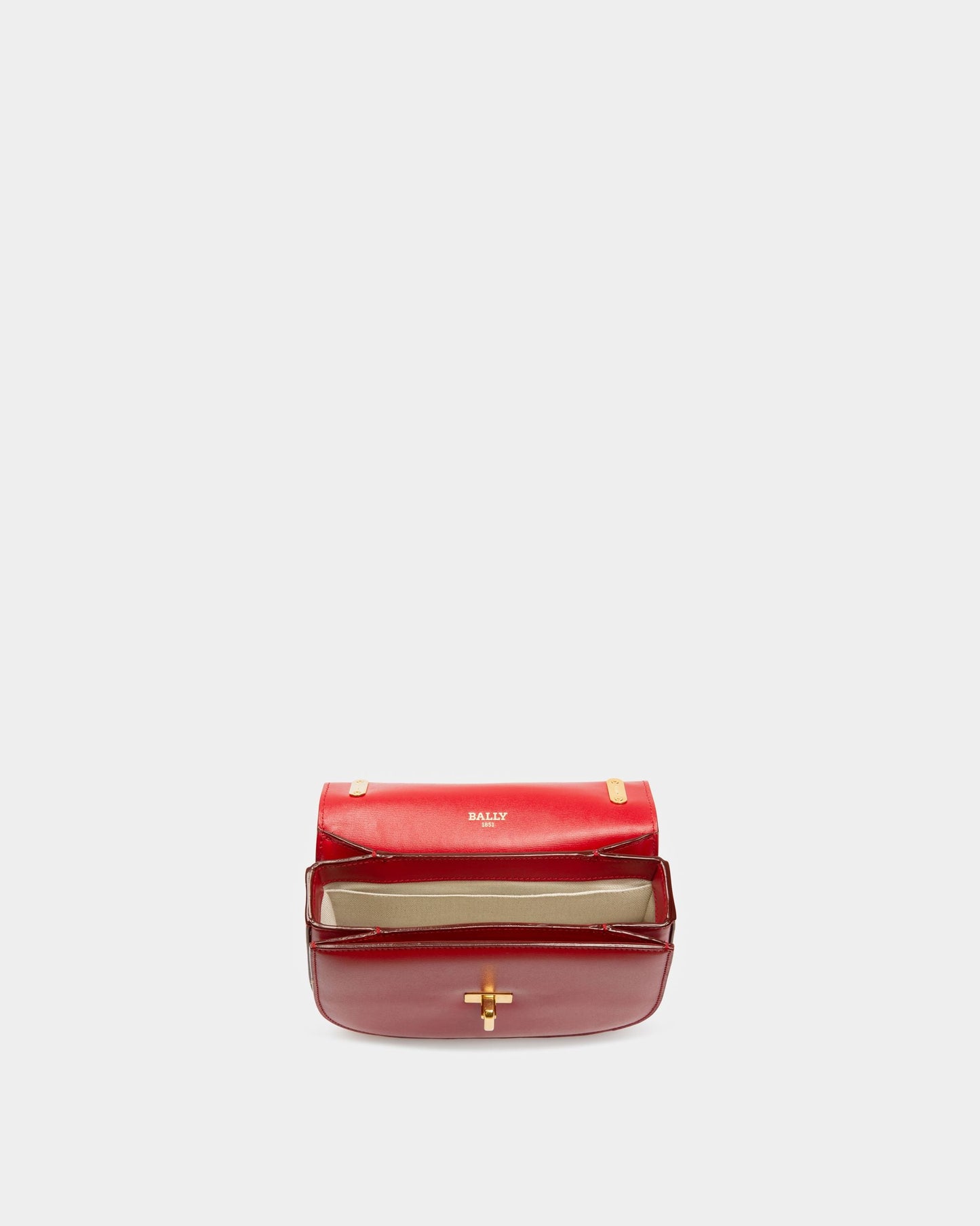 Baily Leather Minibag In Red
