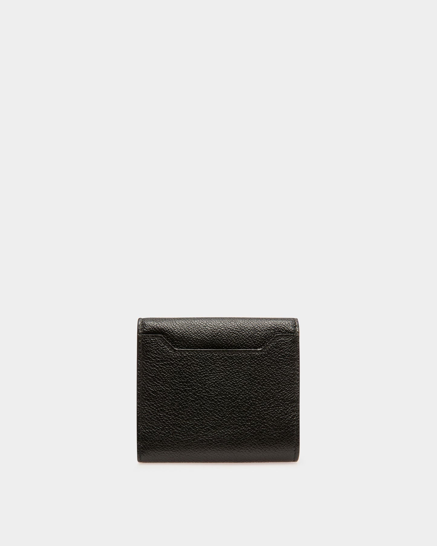 Josy Leather French Wallet In Black