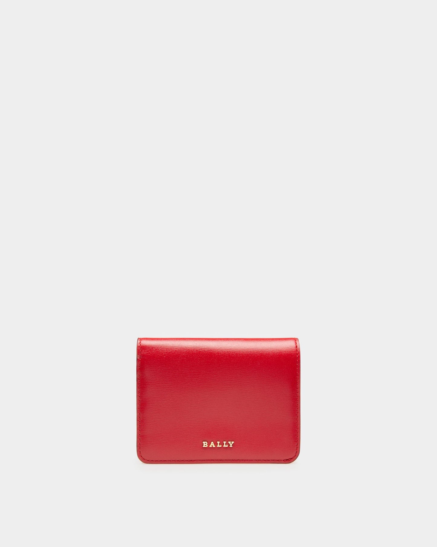 Lettes Leather Beniness Card Holder In Red