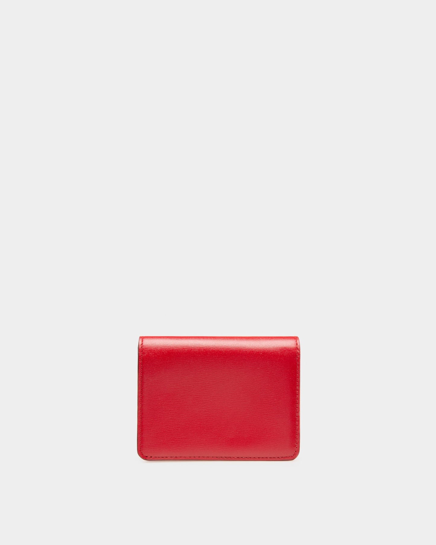 Lettes Leather Beniness Card Holder In Red