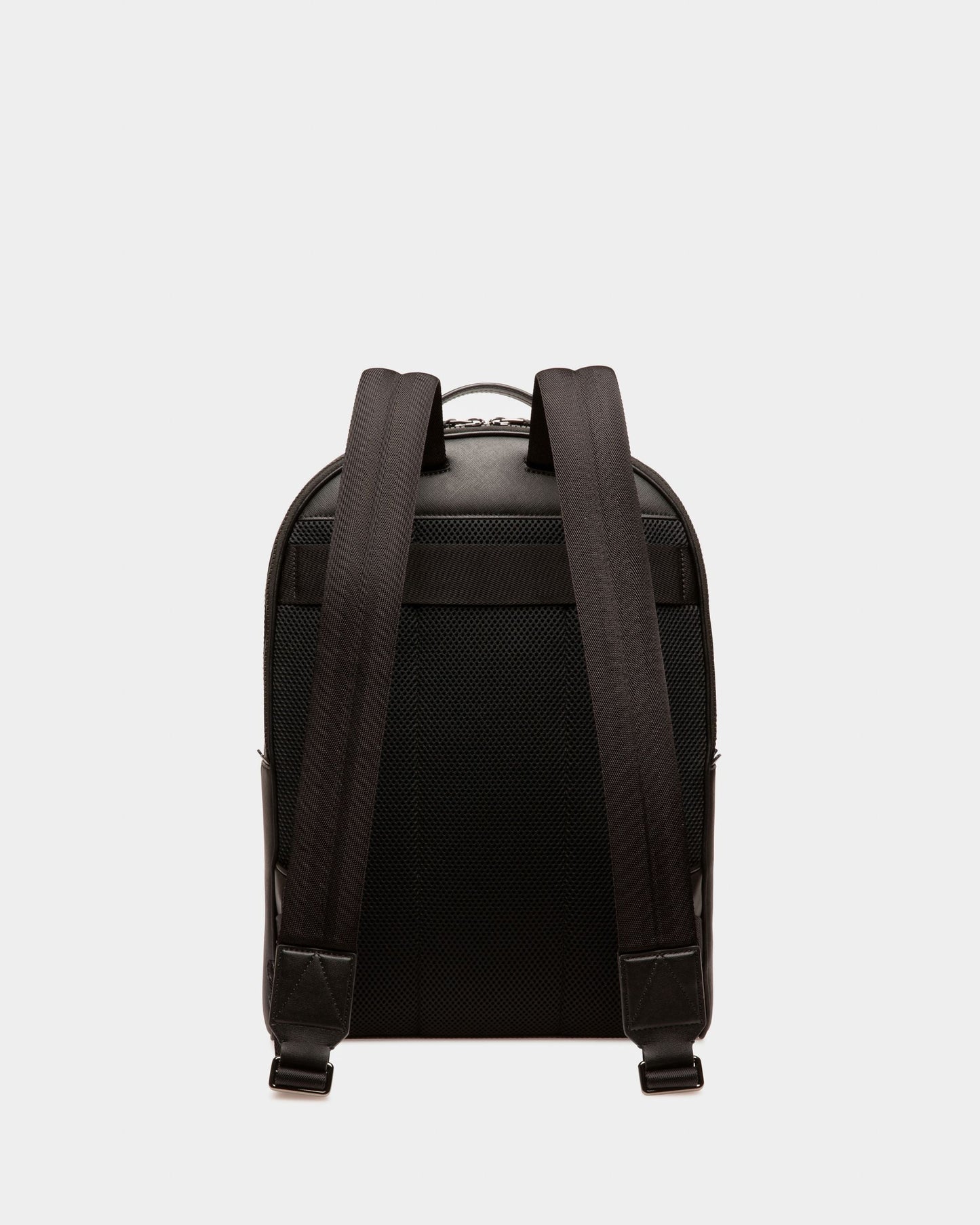 Mavrick | Men's Backpack | Black Leather | Bally | Still Life Back