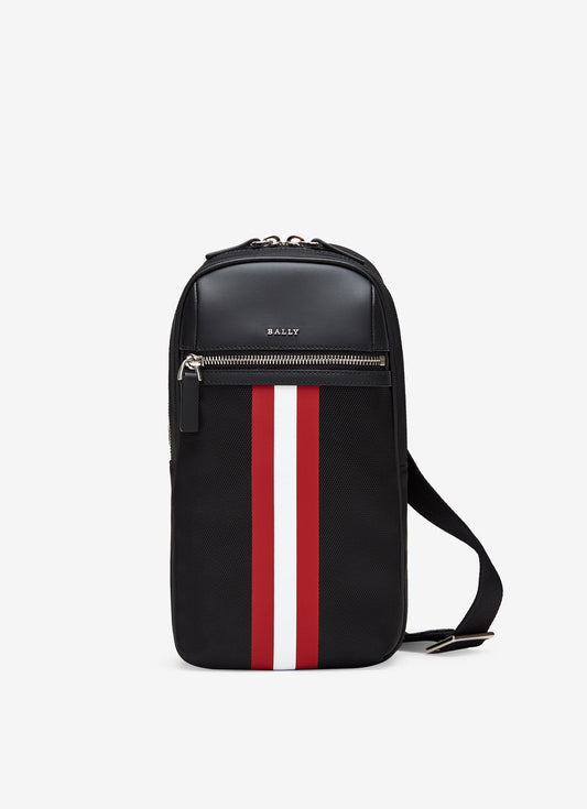Sling Bag in Black Canvas