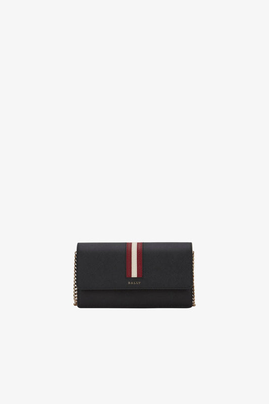 Women's Black Leather Crossbody Bag
