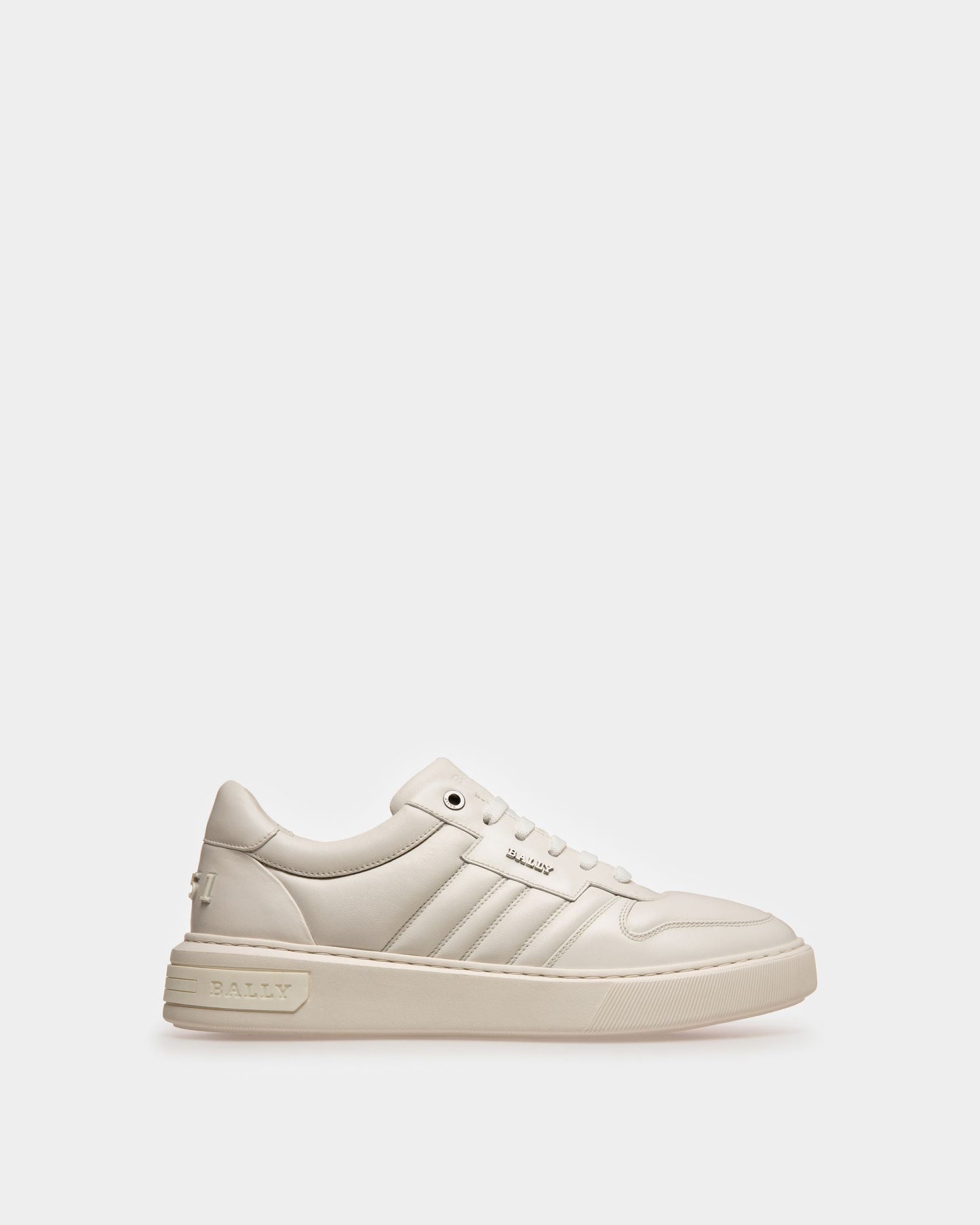 Maudo Leather Sneakers In White