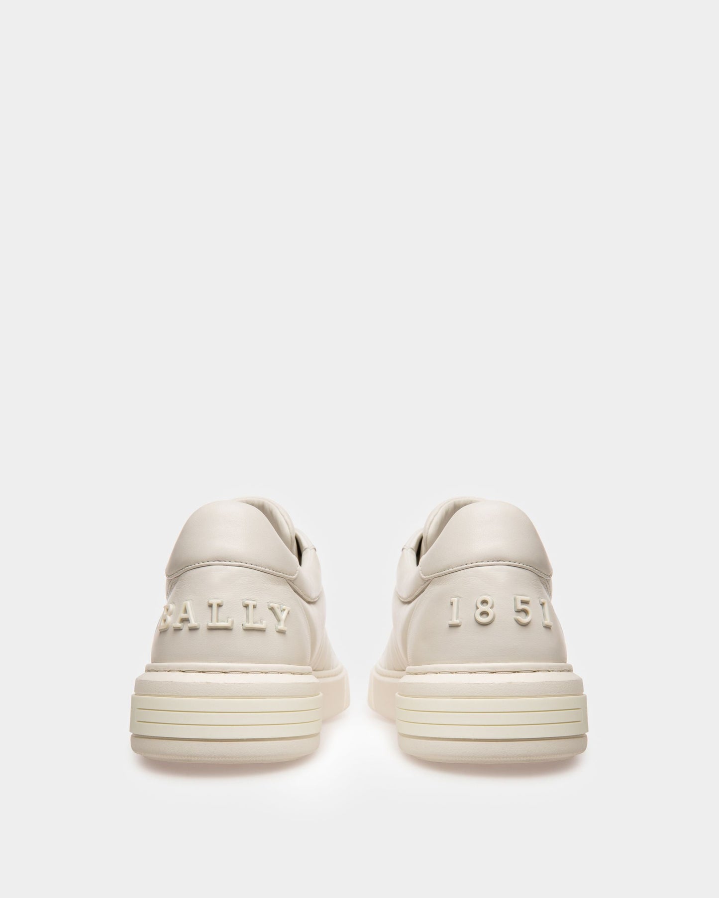 Maudo Leather Sneakers In White