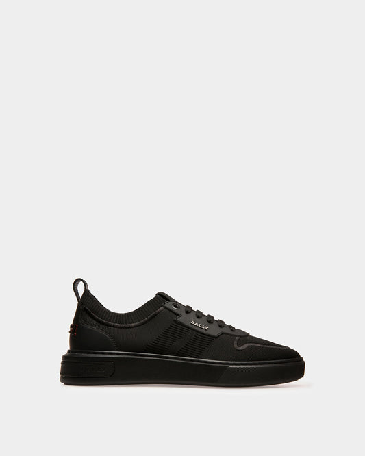 Macky Knit Fabric Sneakers In Black