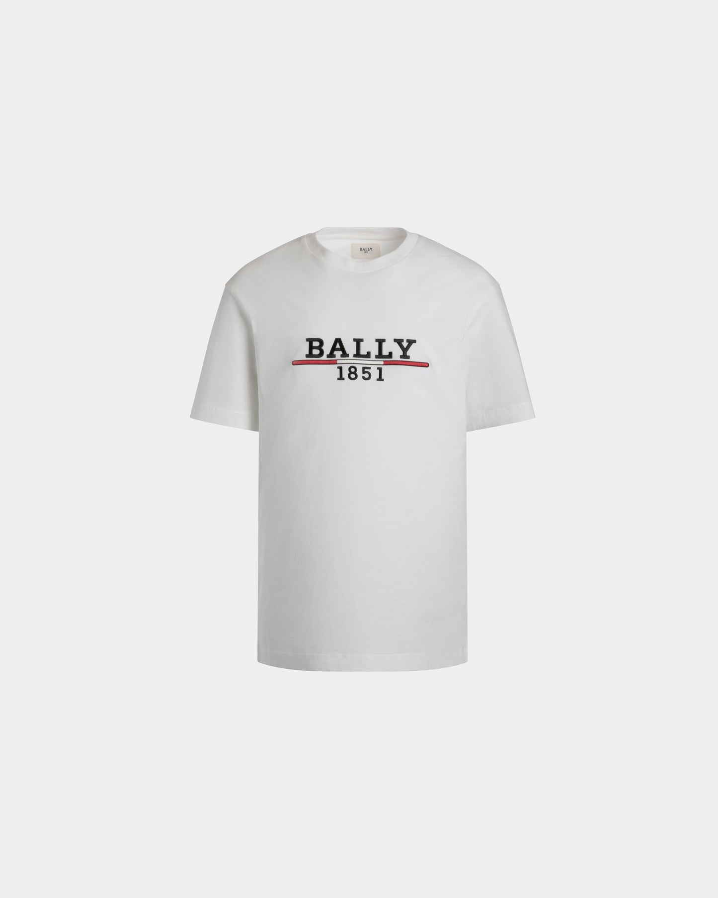 T-Shirt in White Knit Cotton