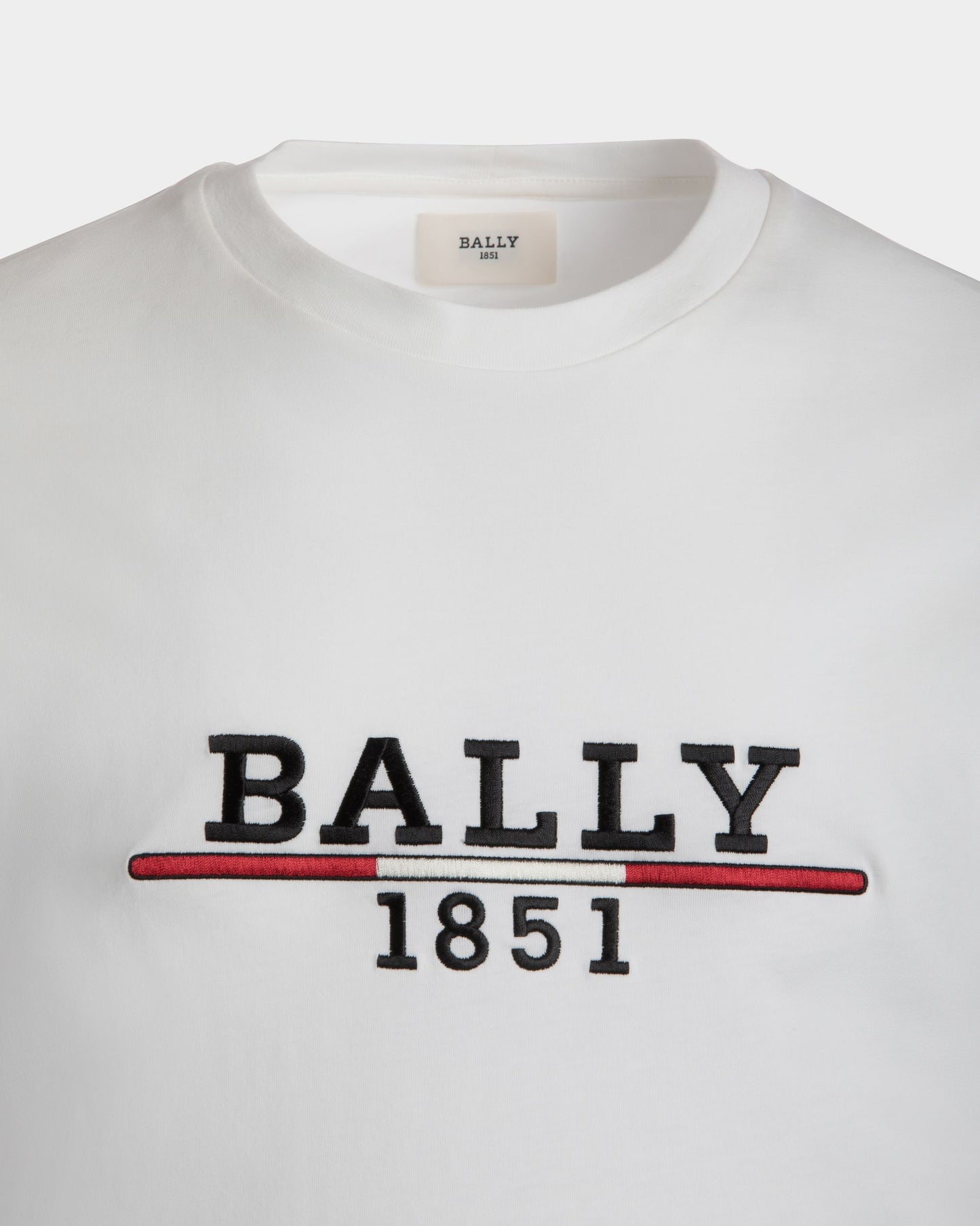 T-Shirt in White Knit Cotton