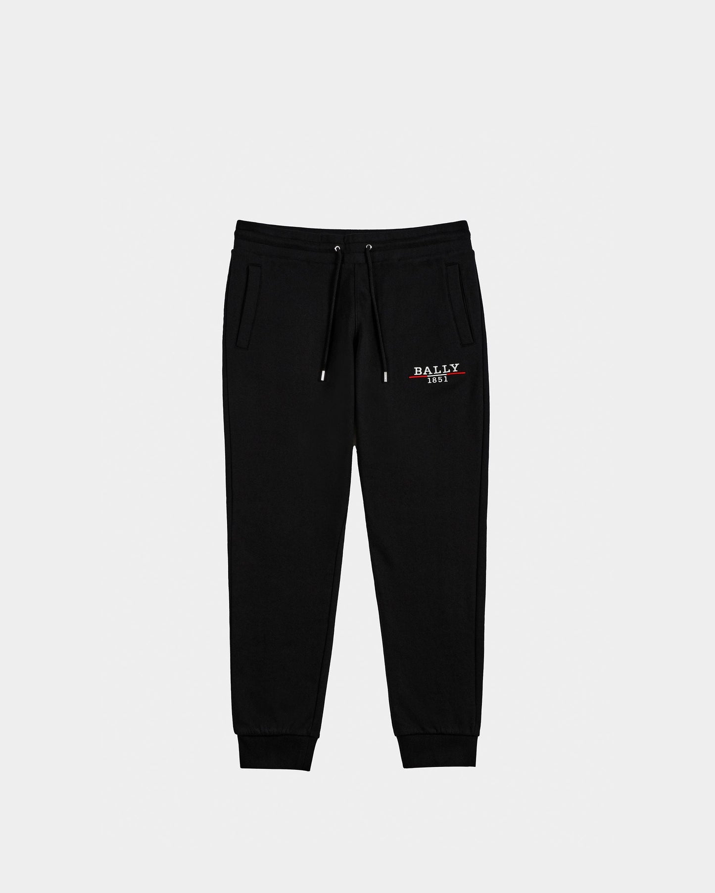 Sweatpants in Black Knit Cotton