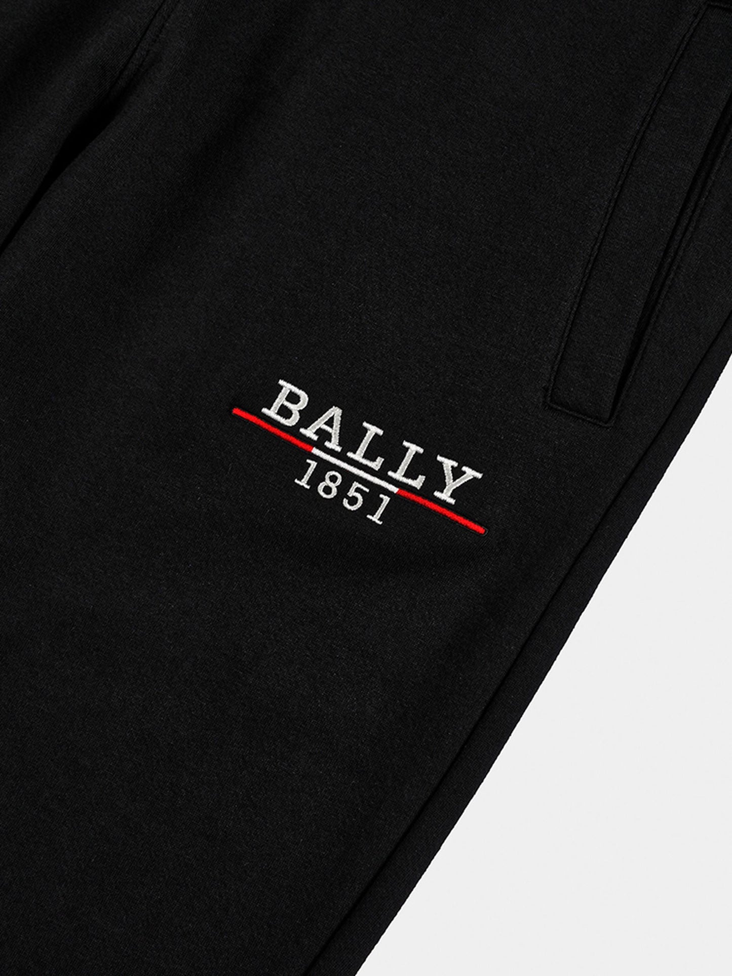 Sweatpants in Black Knit Cotton