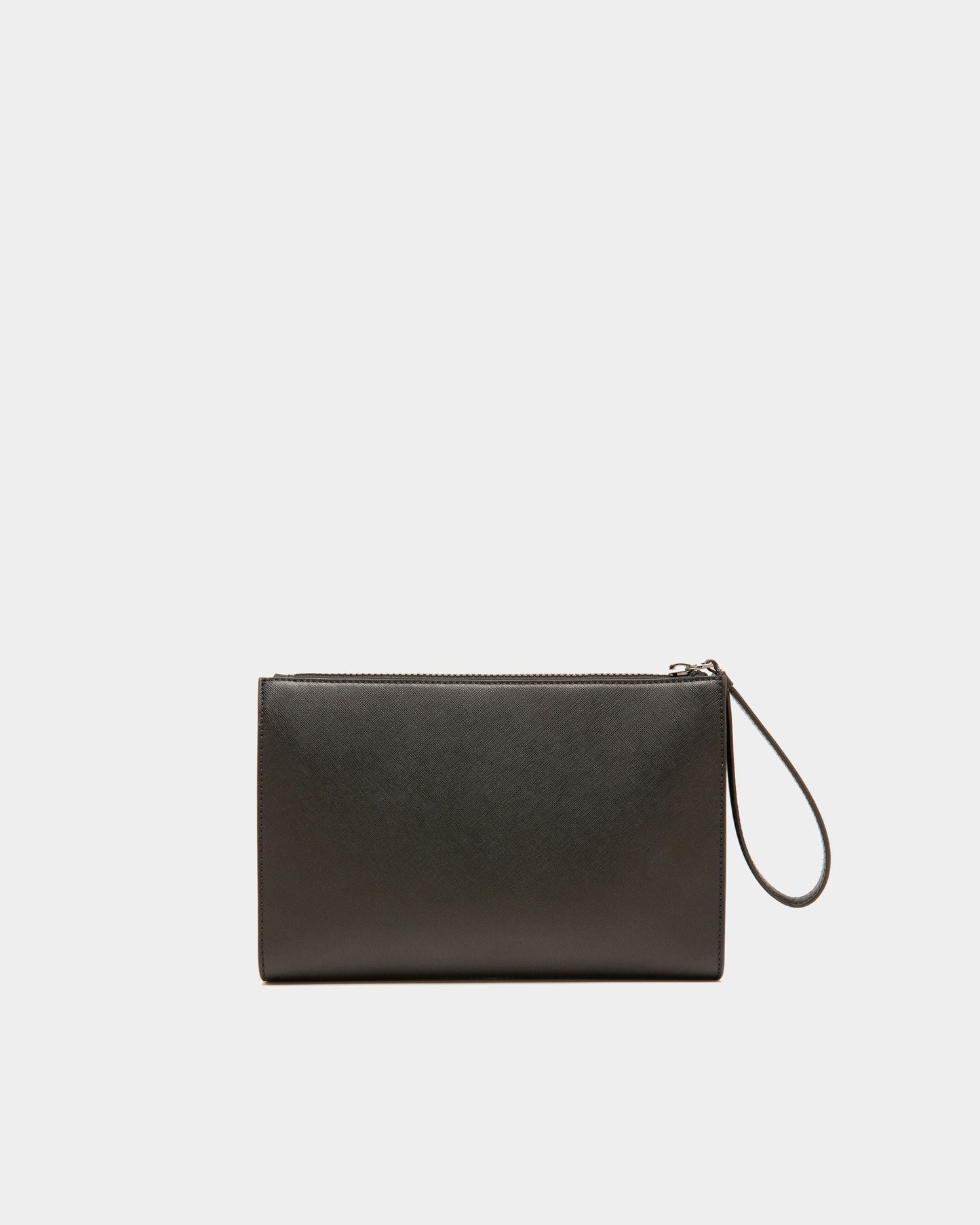 Makid | Men's Clutch | Black Leather | Bally | Still Life Back