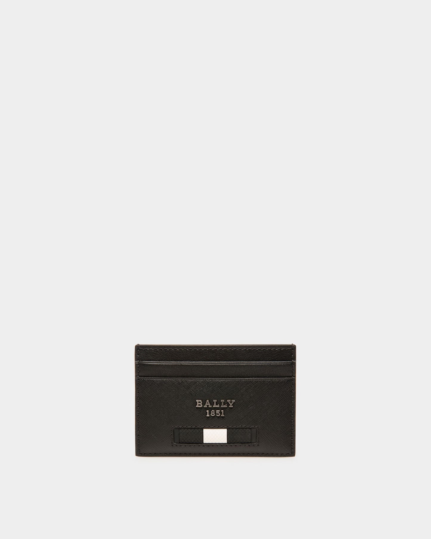 Bhar Leather Card Holder In Black