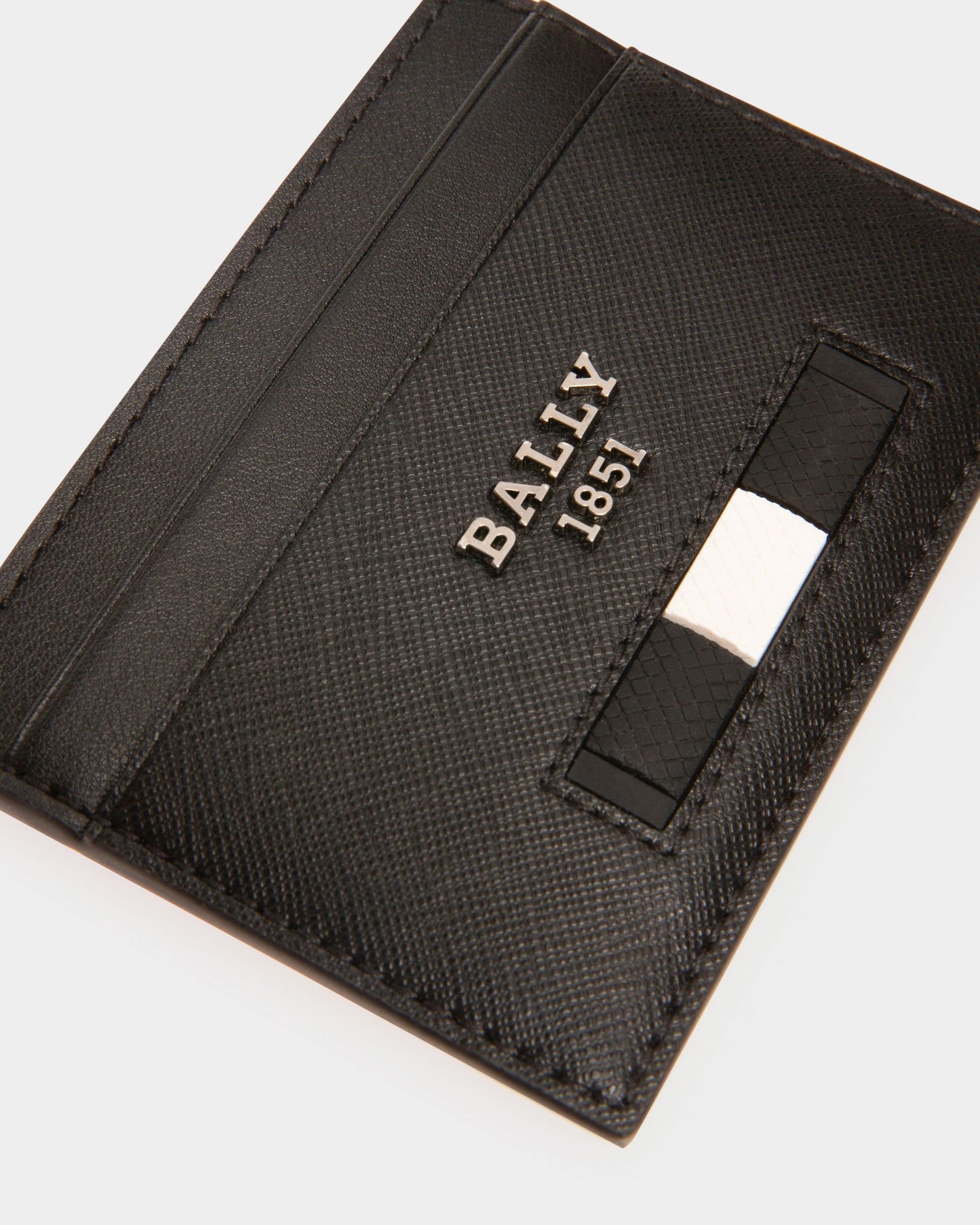 Bhar Leather Card Holder In Black
