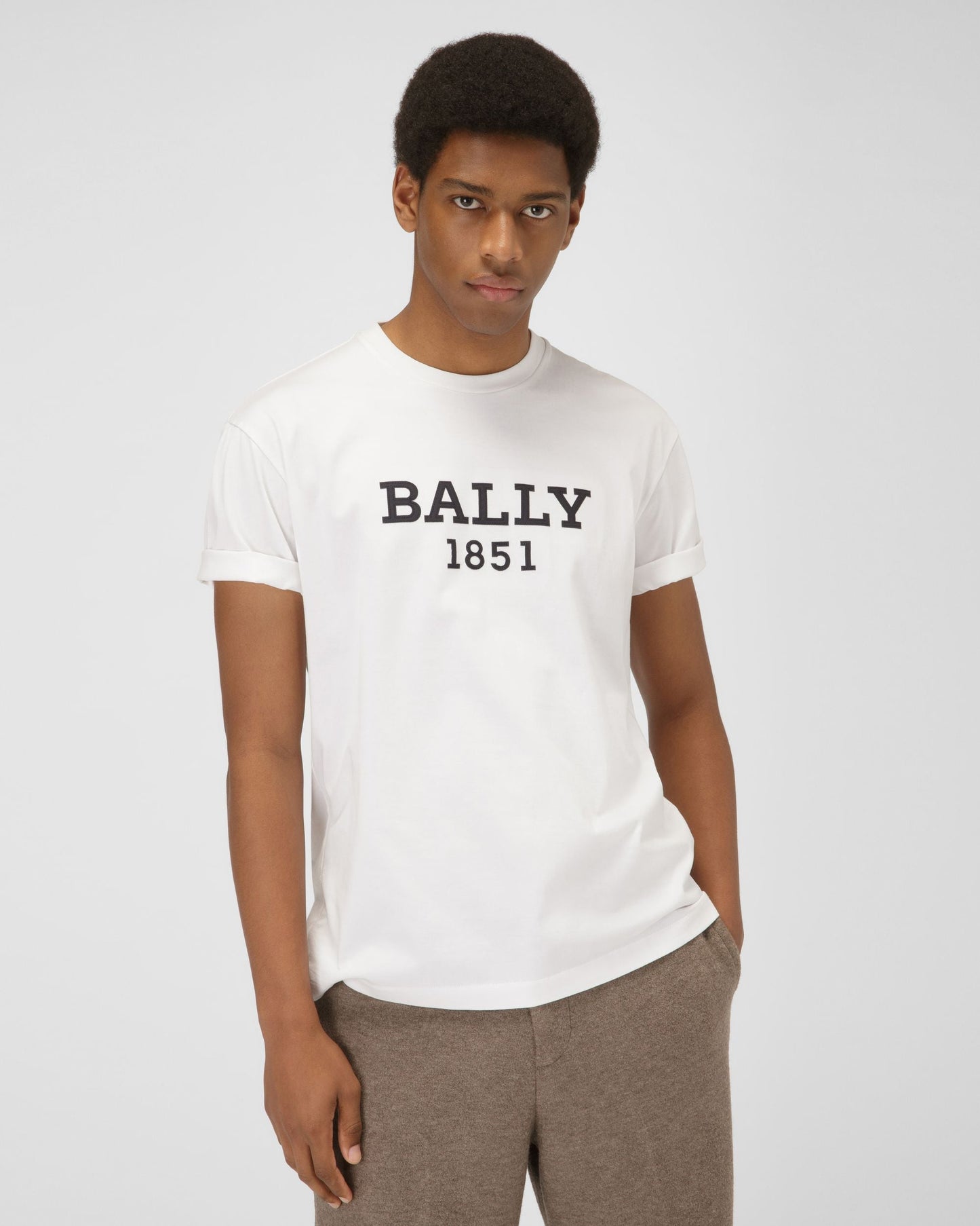 Cotton T-Shirt In White