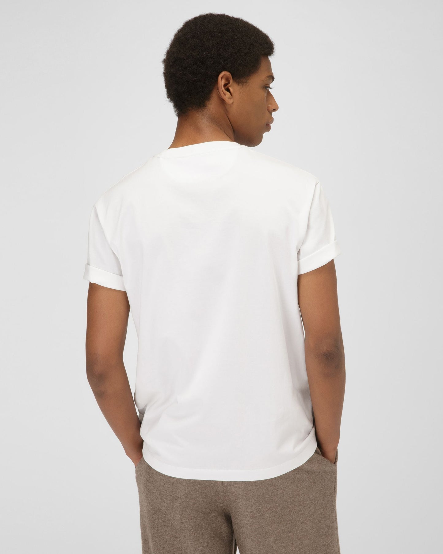 Cotton T-Shirt In White