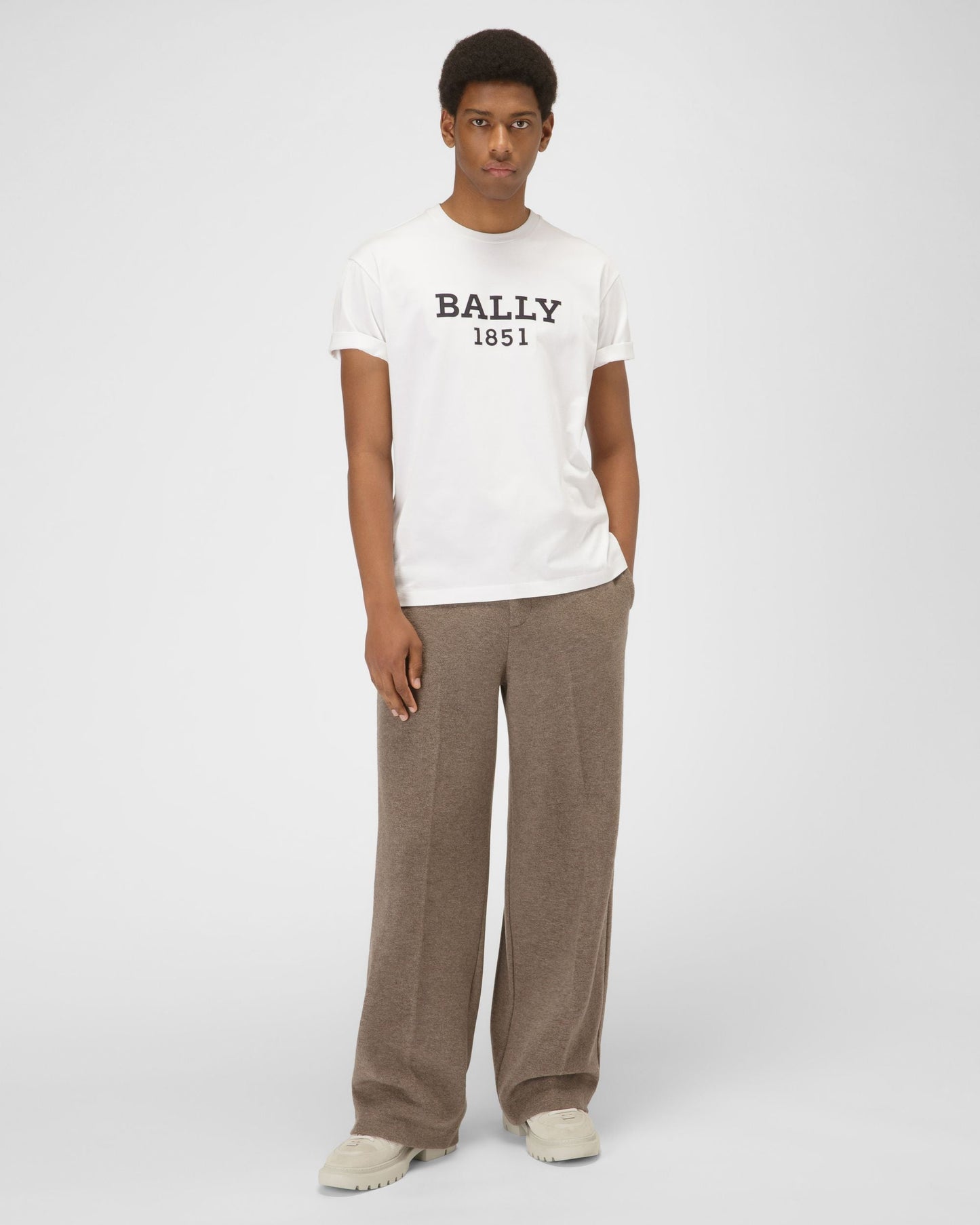 Cotton T-Shirt In White
