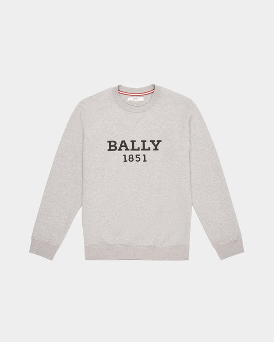 Cotton Sweater In Grey