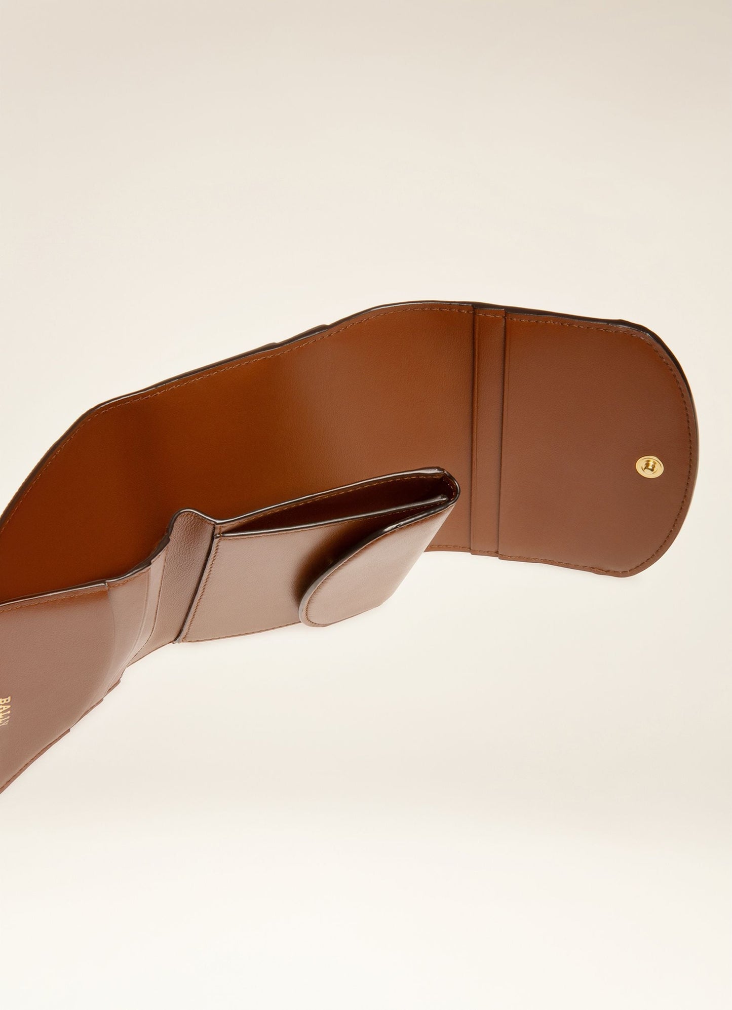 B-Chain Wallet in Brown Leather