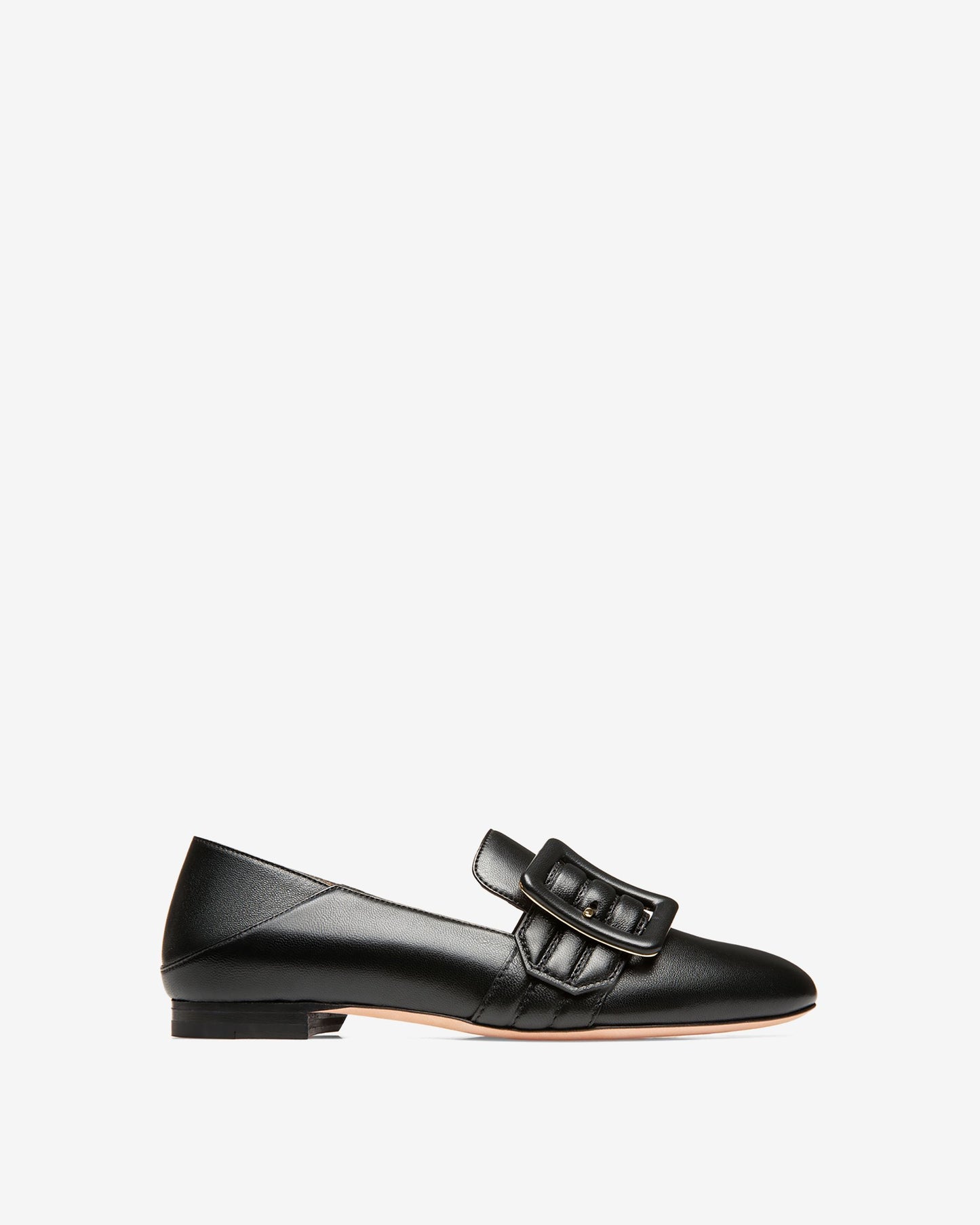 Janelle Leather Loafers In Black