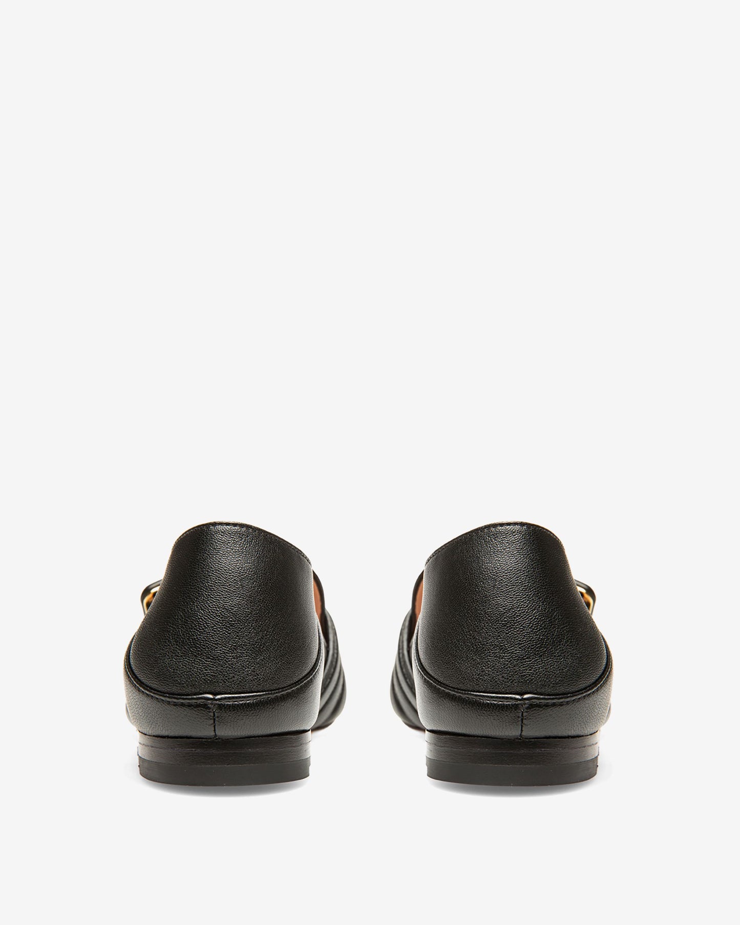 Janelle Leather Loafers In Black
