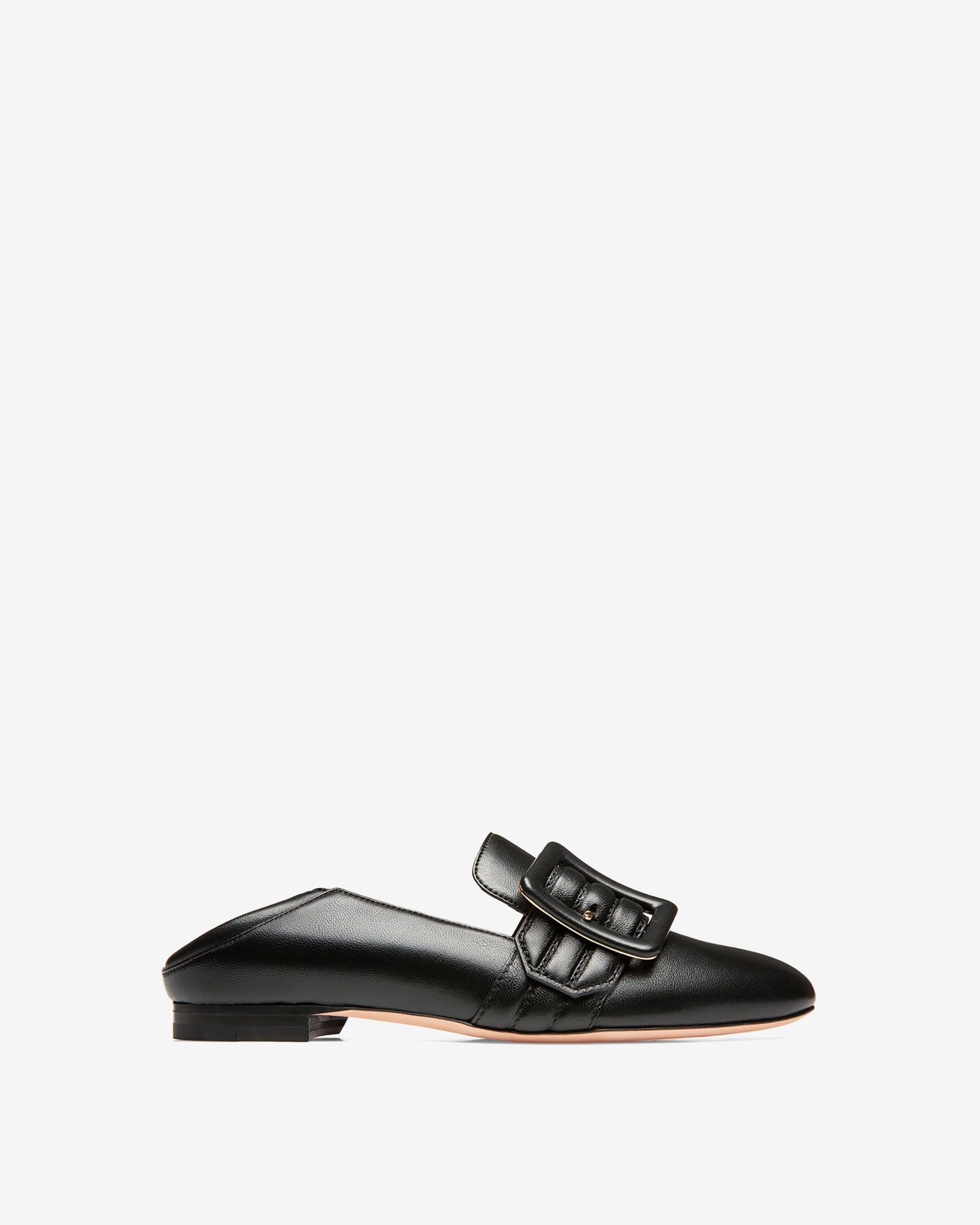 Janelle Leather Loafers In Black