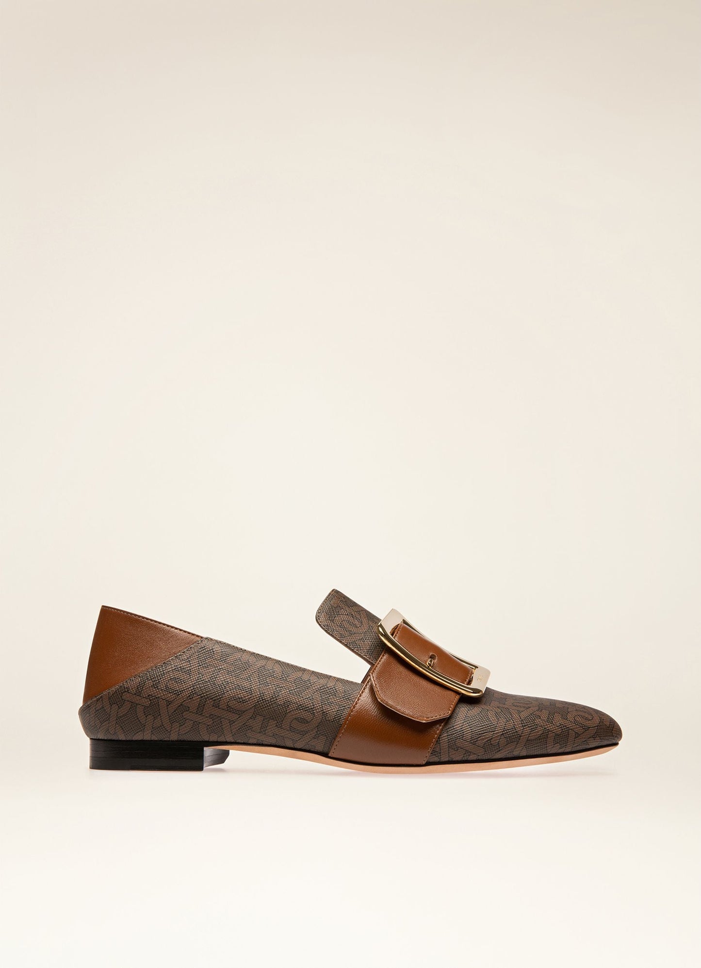 Janelle Leather & Tpu Loafers In Brown