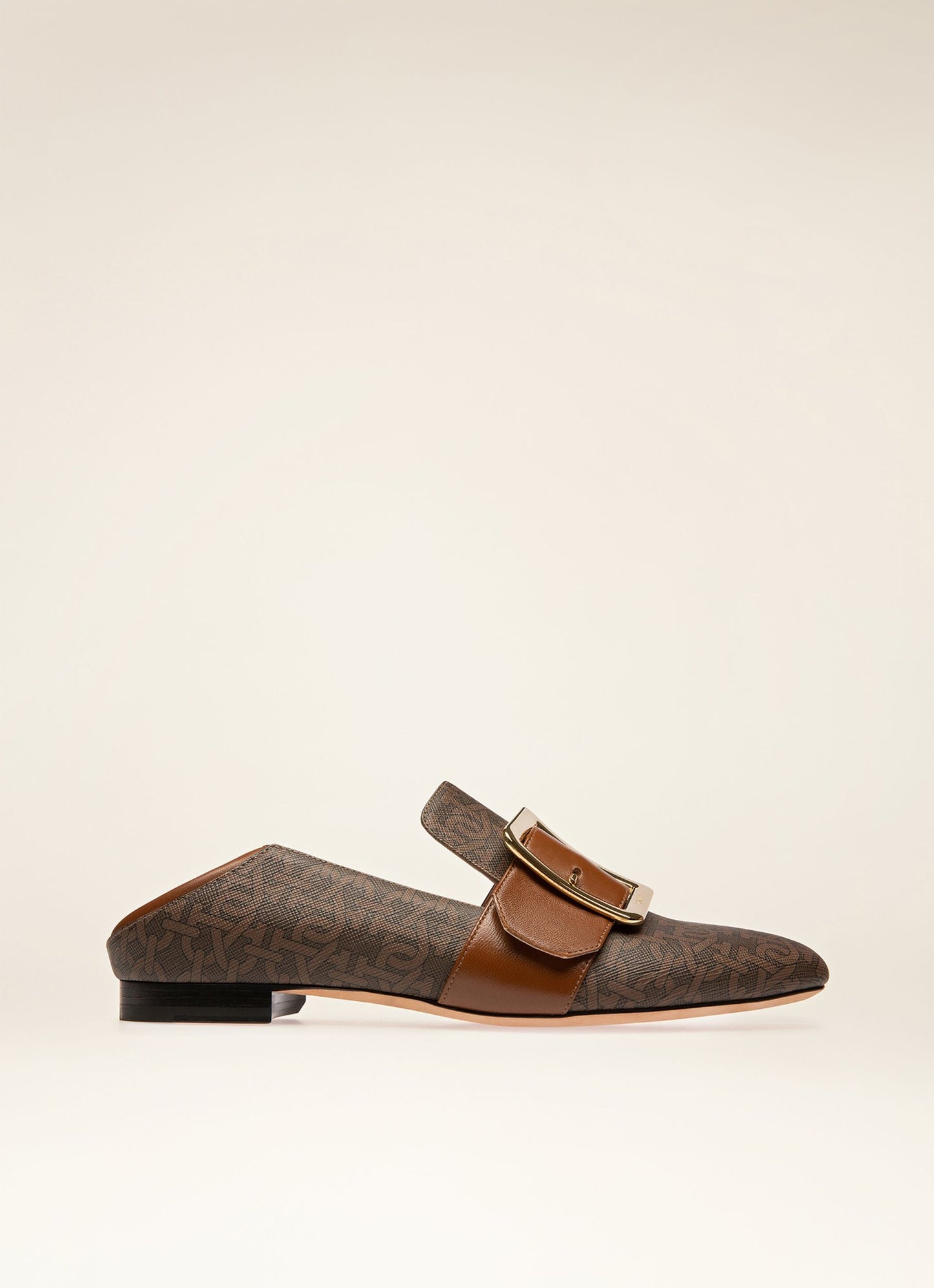 Janelle Leather & Tpu Loafers In Brown